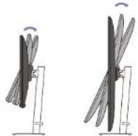SAMSUNG S24A400UJI - Adjusting the Product Tilt and Height - 1