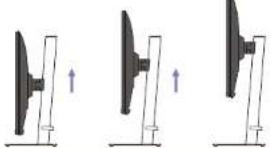 SAMSUNG S24A400UJI - Adjusting the Product Tilt and Height - 2