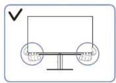 SAMSUNG S24A400UJI - Precautions for moving the product - 1