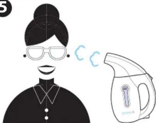 SereneLife PSTMH17 - If you wish to continue your ironing: - 5