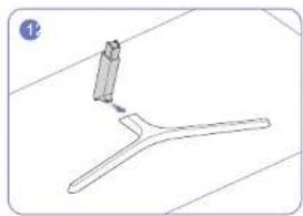 SAMSUNG U32H850UMI - Attaching the Stand (U28H750UQ\*) - 1