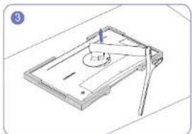 SAMSUNG U32H850UMI - Removing the Stand (U32H750UM\* / U32H850UM\*) - 3