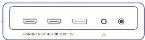 SAMSUNG C32JG50FQI - Types of Ports - 3
