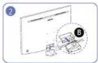 SAMSUNG C32JG50FQI - Installing a Wall-mount Kit or Desktop Stand - 7
