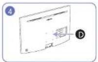 SAMSUNG C32JG50FQI - Installing a Wall-mount Kit or Desktop Stand - 9