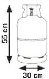 Infiniton CC3WL - LPG bottle sizes - 1