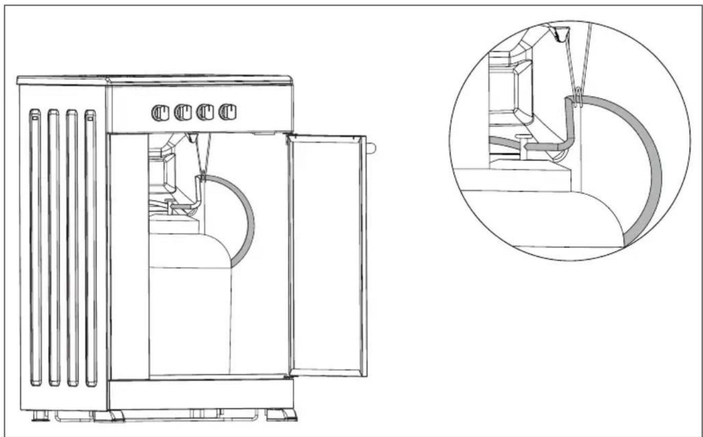 Infiniton CC3WL - Gas Hose Crossing Path - 1