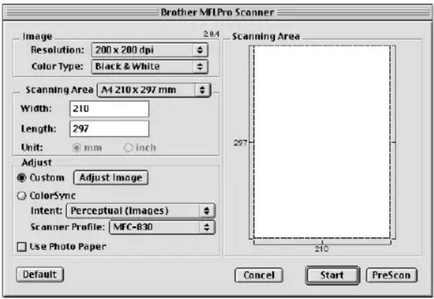 BROTHER FAX-2850 - Accessing the Scanner - 1