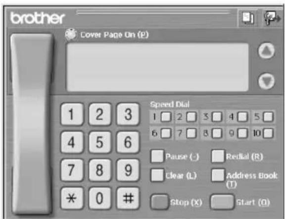 BROTHER FAX-2850 - User interface - 2