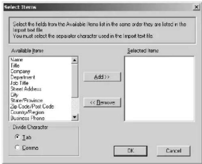 BROTHER FAX-2850 - To import an ASCII text file: - 1