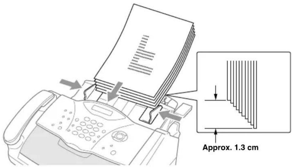 BROTHER FAX-2850 - Setting the Document - 2