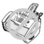 BROTHER FAX-2850 - Connecting the Power Cord - 1