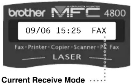 BROTHER FAX-2850 - To Select or Change Your Receive Mode - 3