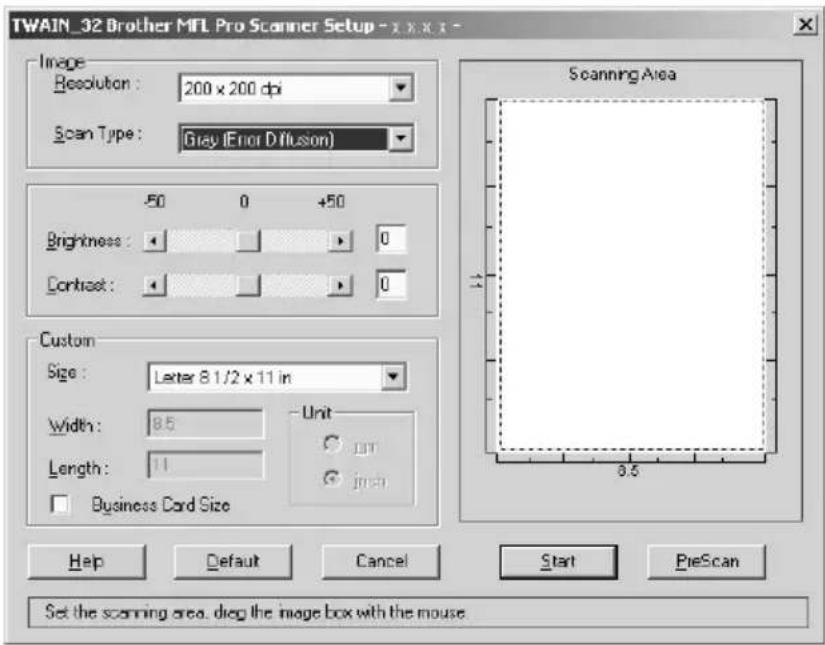 BROTHER FAX-2850 - Accessing the Scanner - 1