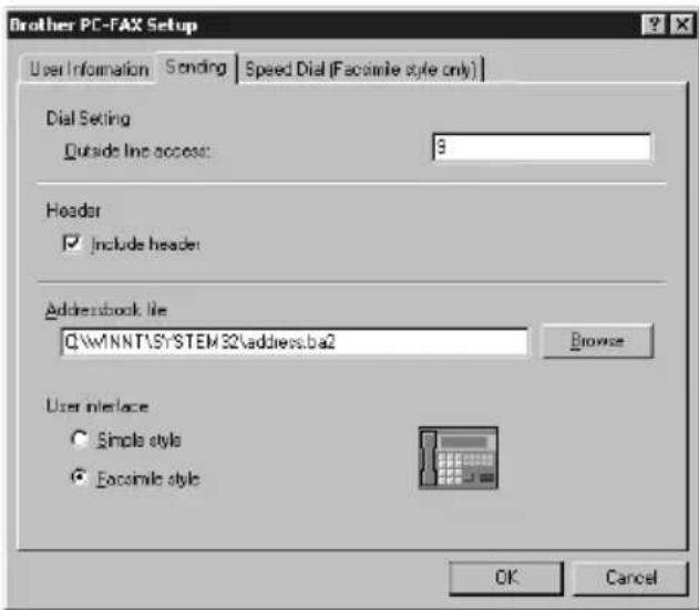BROTHER FAX-2850 - Setting Up Sending - 1