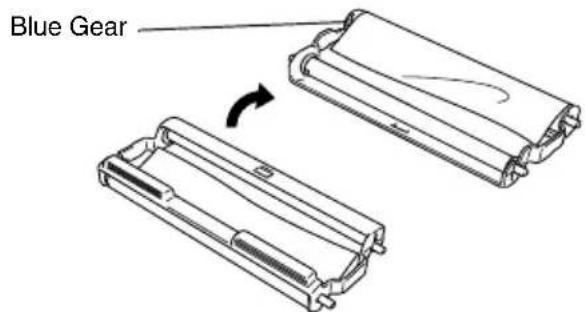 BROTHER FAX-817S - Changing the ribbon - 2