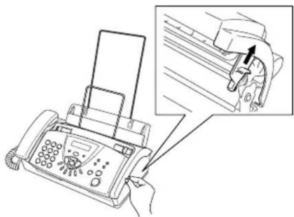BROTHER FAX-817S - Changing the ribbon - 1