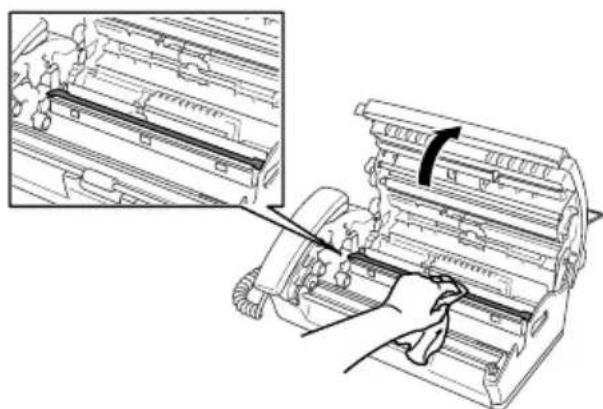 BROTHER FAX-817S - Cleaning the print head - 2