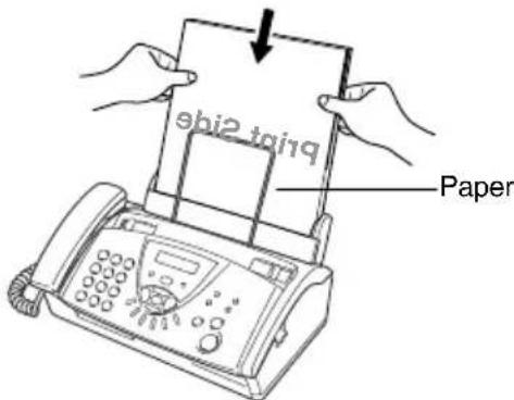 BROTHER FAX-817S - To load paper - 2