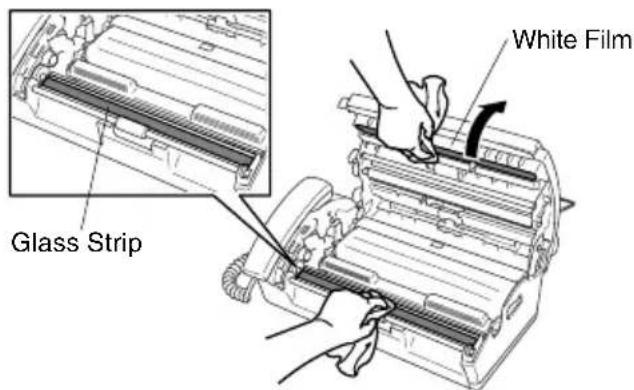 BROTHER FAX-817S - Cleaning the scanner - 1