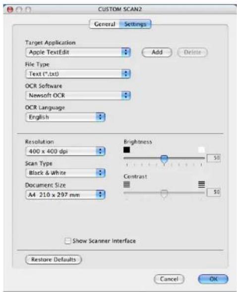 BROTHER MFC-7840WR - Settings tab - 1
