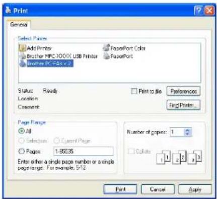 BROTHER MFC-7840WR - Sending a file as a PC-FAX using the Simple style user interface - 1