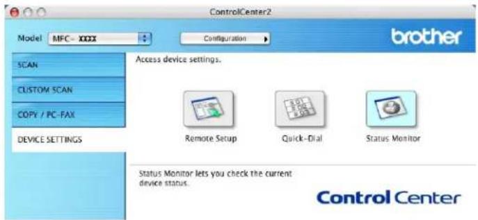 BROTHER MFC-7840WR - Status Monitor - 1