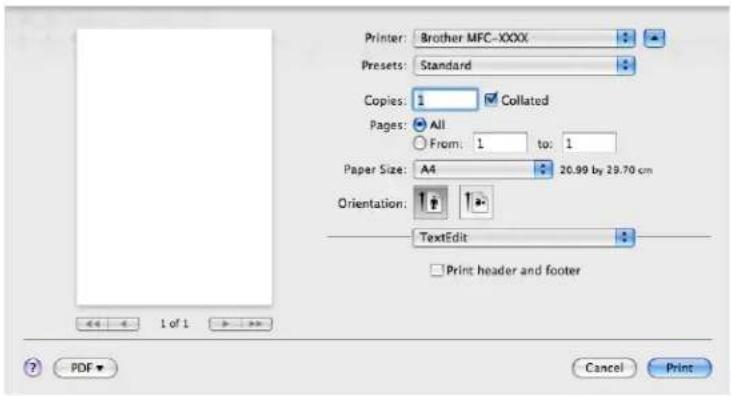 BROTHER MFC-7840WR - For Mac OS X 10.5 - 2
