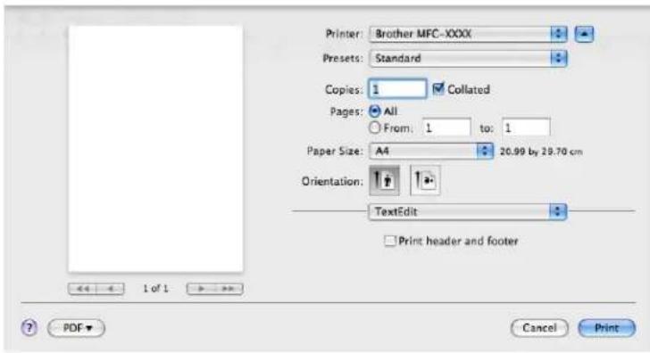 BROTHER MFC-7840WR - For Mac OS X 10.5 - 2