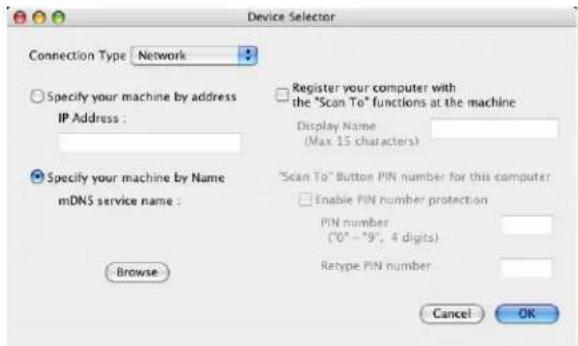 BROTHER MFC-7840WR - Configuring network scanning - 1