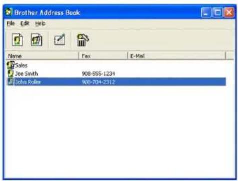 BROTHER MFC-7840WR - Brother Address Book - 1