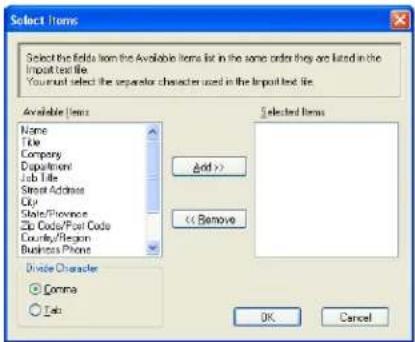 BROTHER MFC-7840WR - Importing an ASCII text file - 1