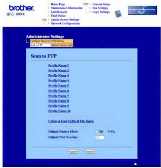 BROTHER MFC-7840WR - Creating a user defined File Name - 1