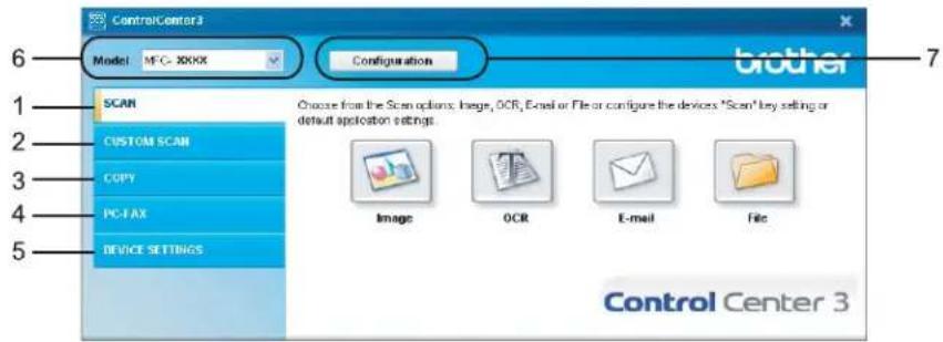 BROTHER MFC-7840WR - Using ControlCenter3 - 2