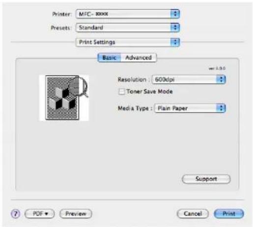 BROTHER MFC-7840WR - Basic tab - 1