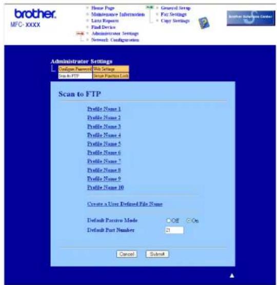 BROTHER MFC-7840WR - Creating a User Defined File Name - 1