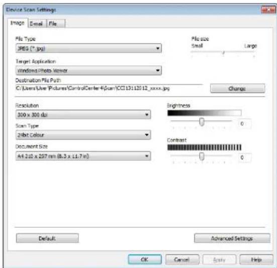 BROTHER MFC-1810R - Configuring Scan key settings - 2