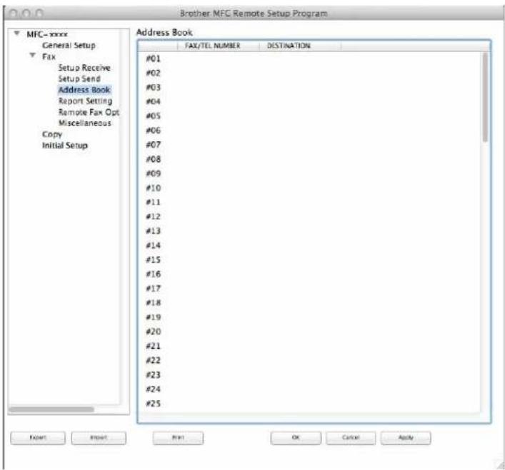 BROTHER MFC-1810R - Address Book (For MFC models) - 1