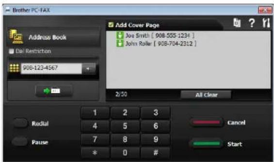 BROTHER MFC-1810R - Sending a file as a PC-FAX - 2