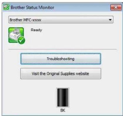 BROTHER MFC-1810R - Status Monitor - 1
