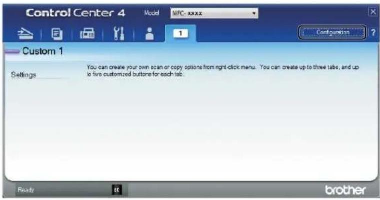 BROTHER MFC-1810R - Creating a Custom button - 1