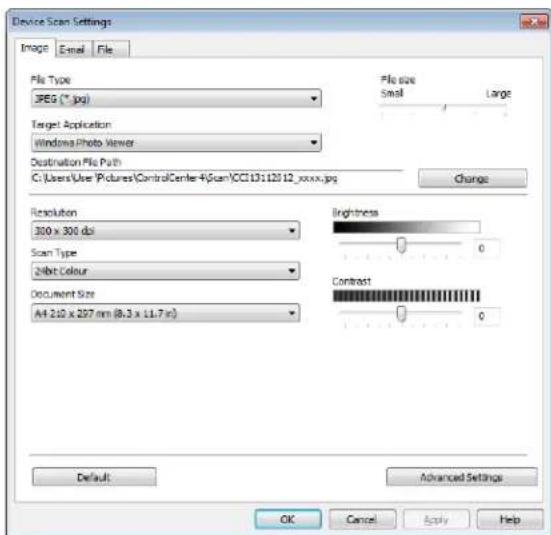 BROTHER MFC-1810R - Configuring Scan key settings - 2