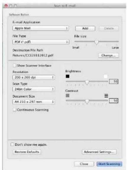 BROTHER MFC-1810R - E-mail - 1