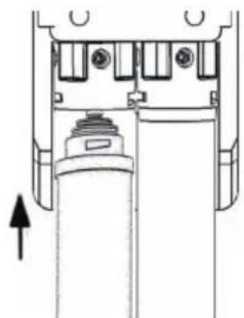 Technical line drawing of a mechanical component with no visible text or symbols