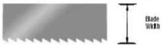 RIKON 10-342 - Choosing the Correct Blade Width - 1