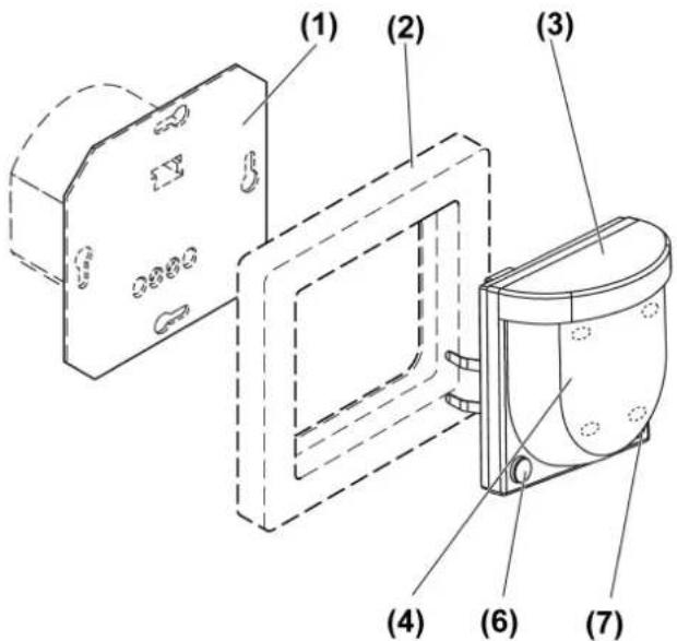 JUNG AL17180WUD - Device components - 2