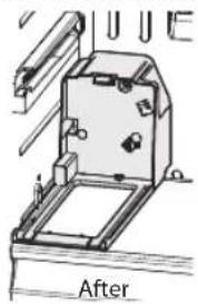 SAMSUNG RT27JARYESA - Lift up and pull out the water tank. - 2