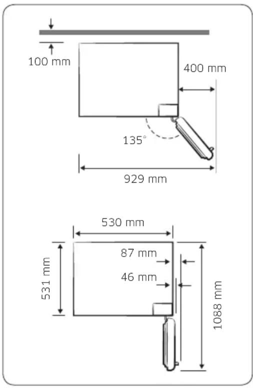 SAMSUNG RR22T383YBS - Installation - 1