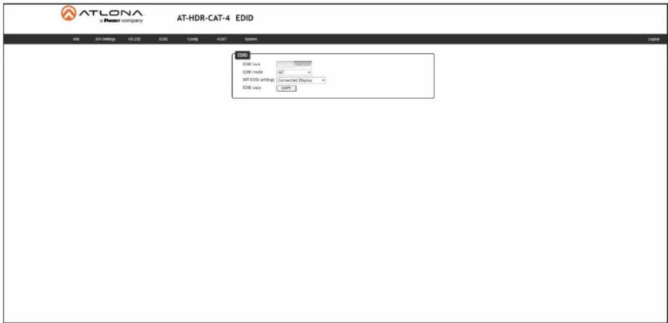 Atlona AT-HDR-CAT-8 - Configuration and Management Interfaces - 1