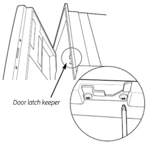 Door latch keeper